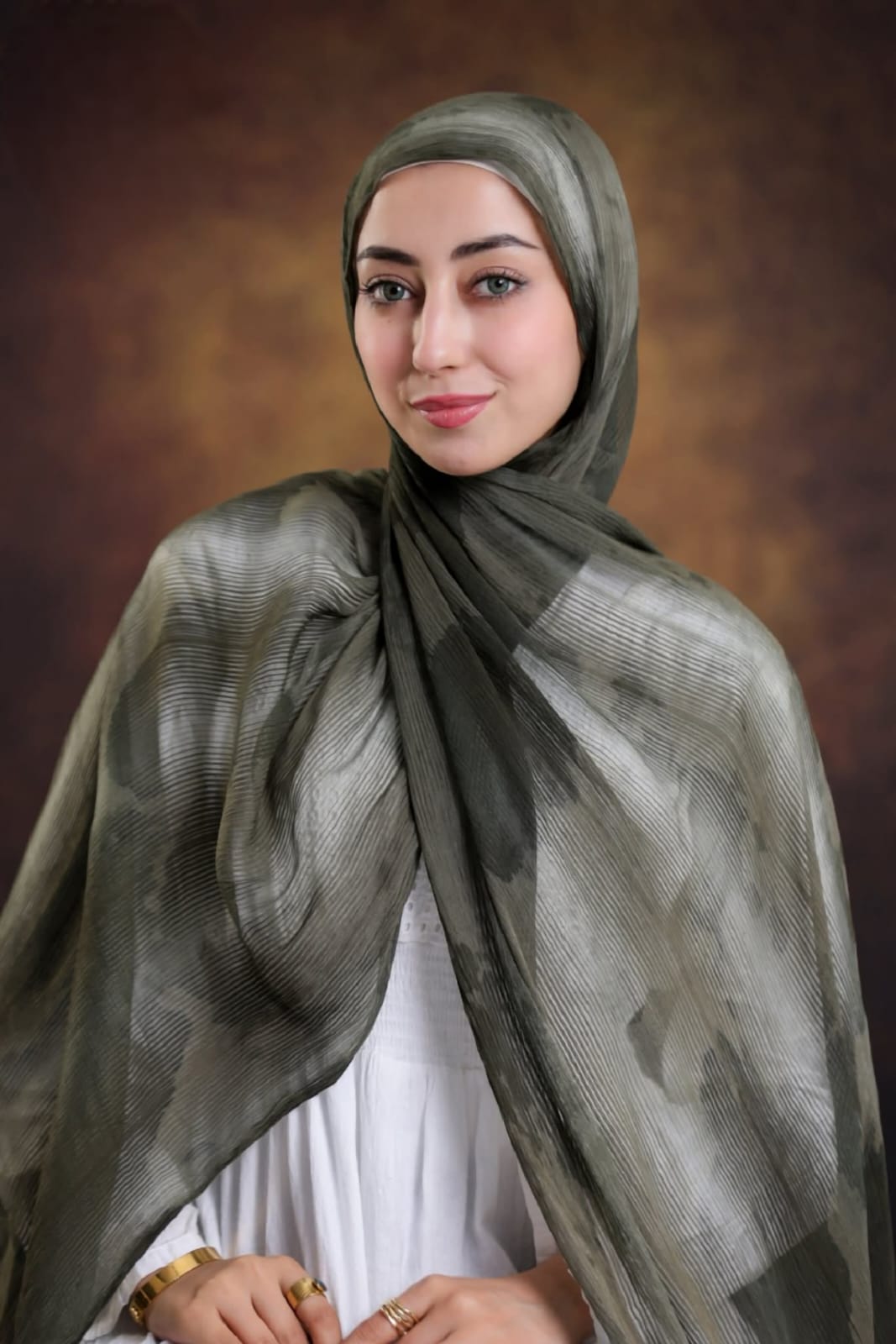 طرحة مسي شيفون مشجرة - صورة 6