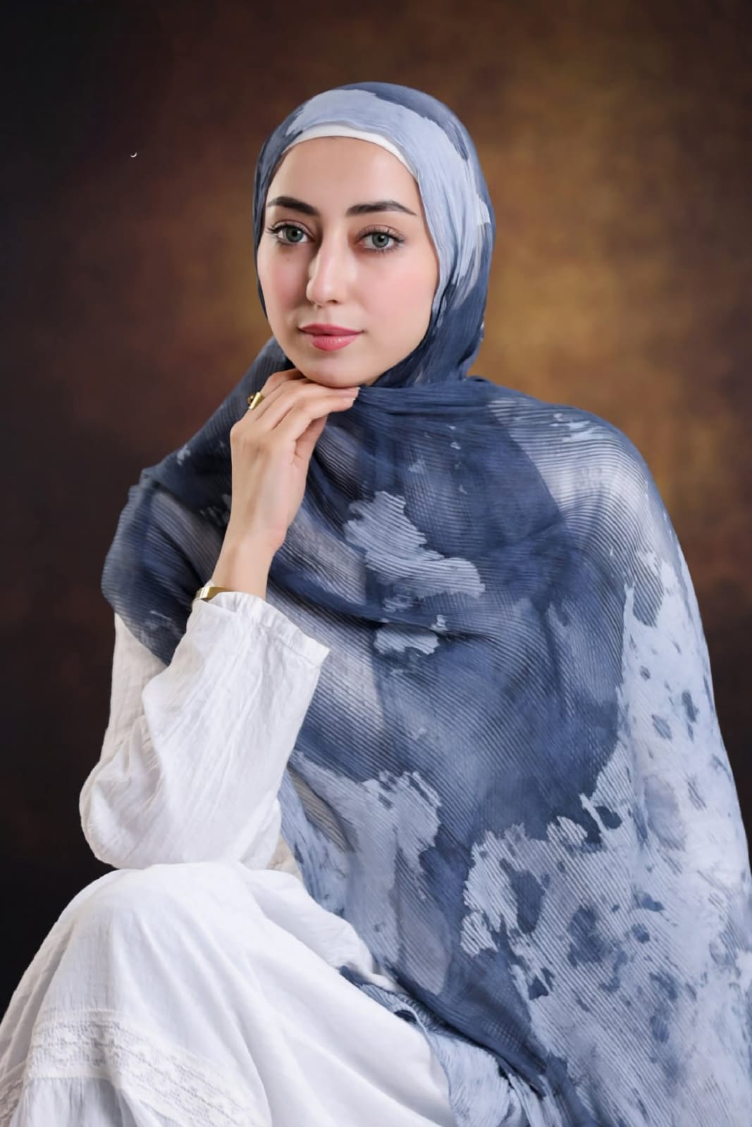 طرحة مسي شيفون مشجرة - صورة 4