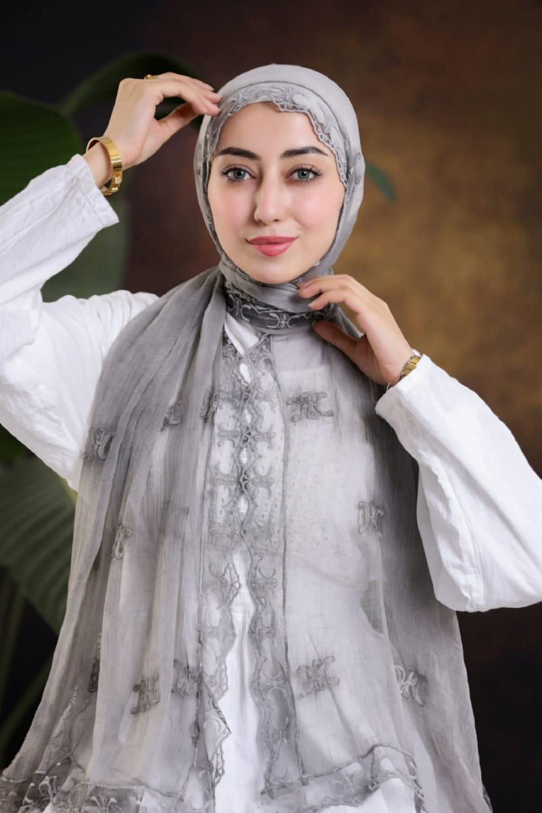 طرحة مسي شيفون مشجرة - صورة 6