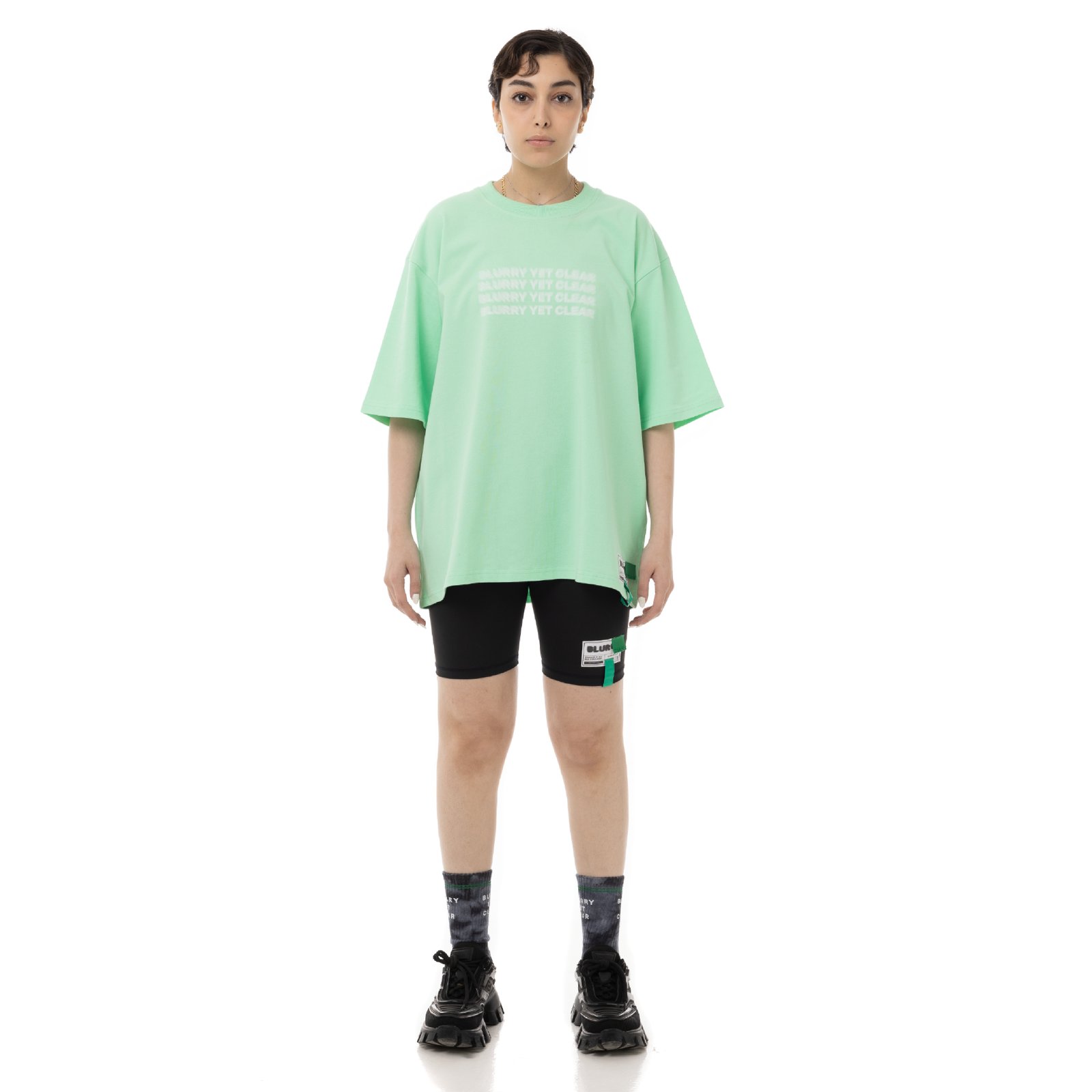 Ocean green T-Shirt- slogan - صورة 2