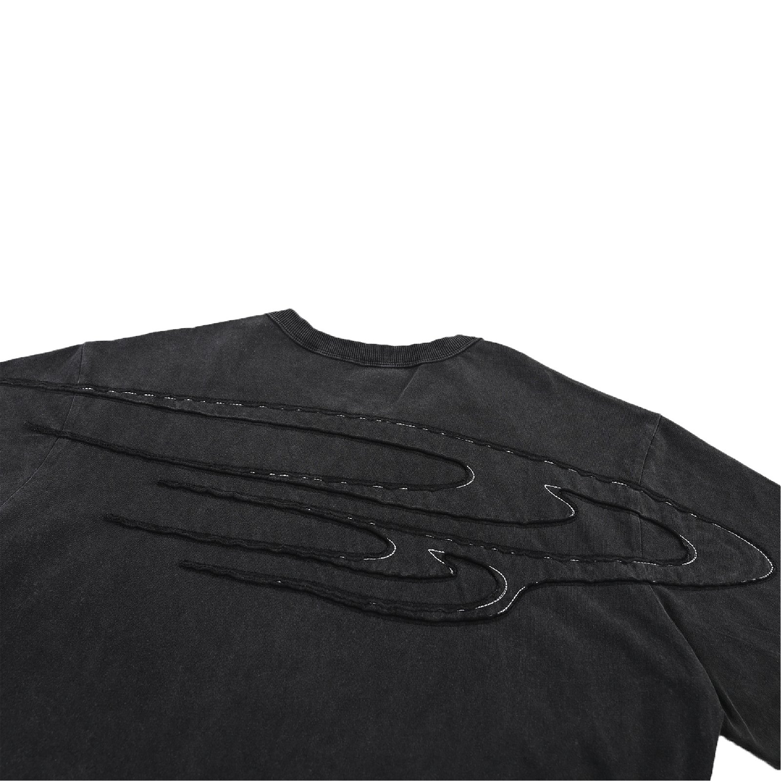 B-logo washed T-shirt - صورة 6