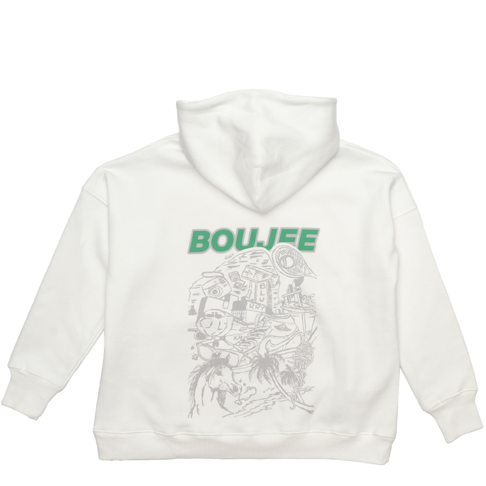 Boujee white  Hoodie ( Unisex ) - Image 2