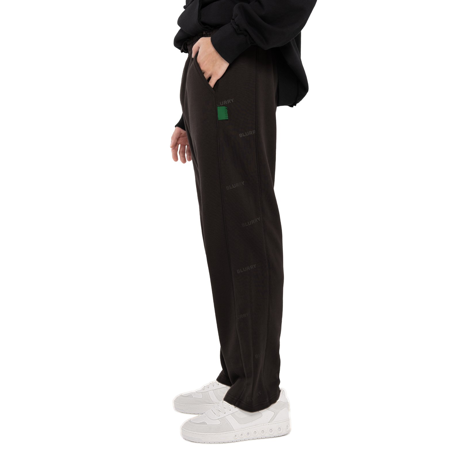 Pattern Grey Sweatpants - Image 3