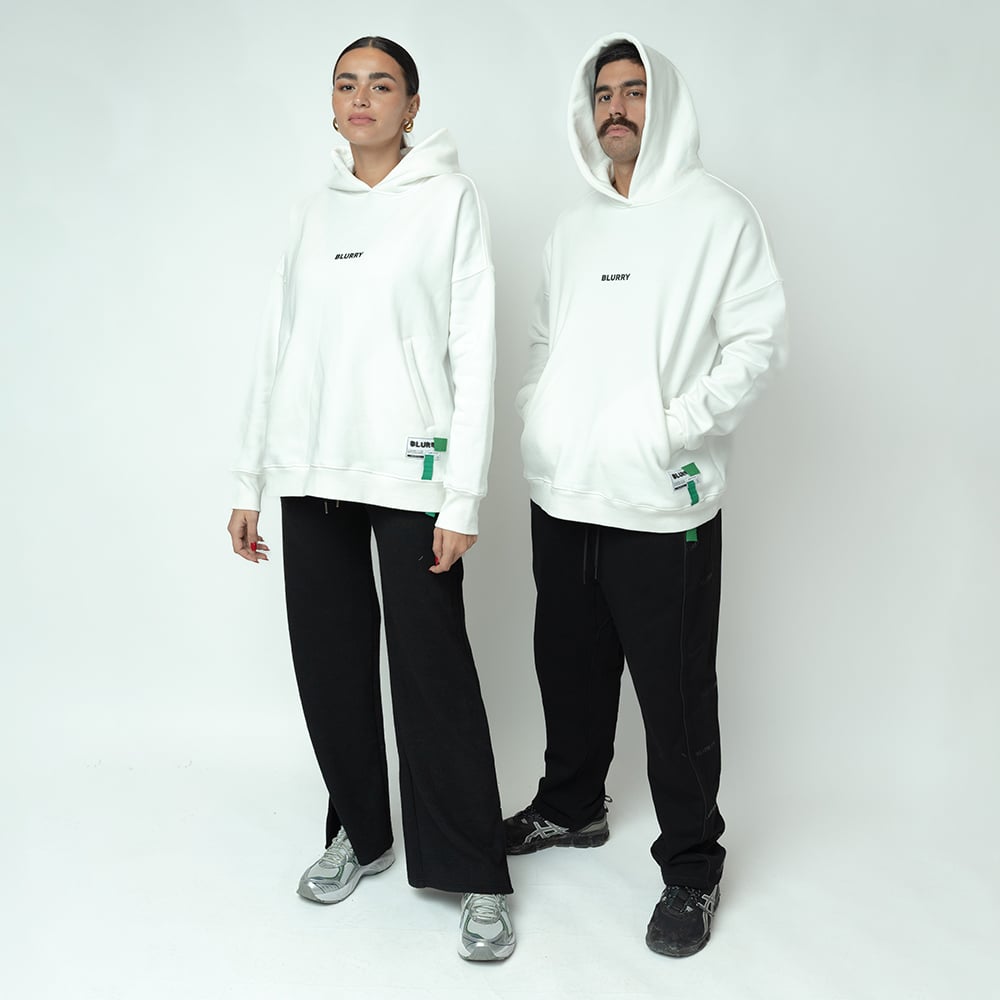 Classic White Hoodie ( Unisex ) - Image 2