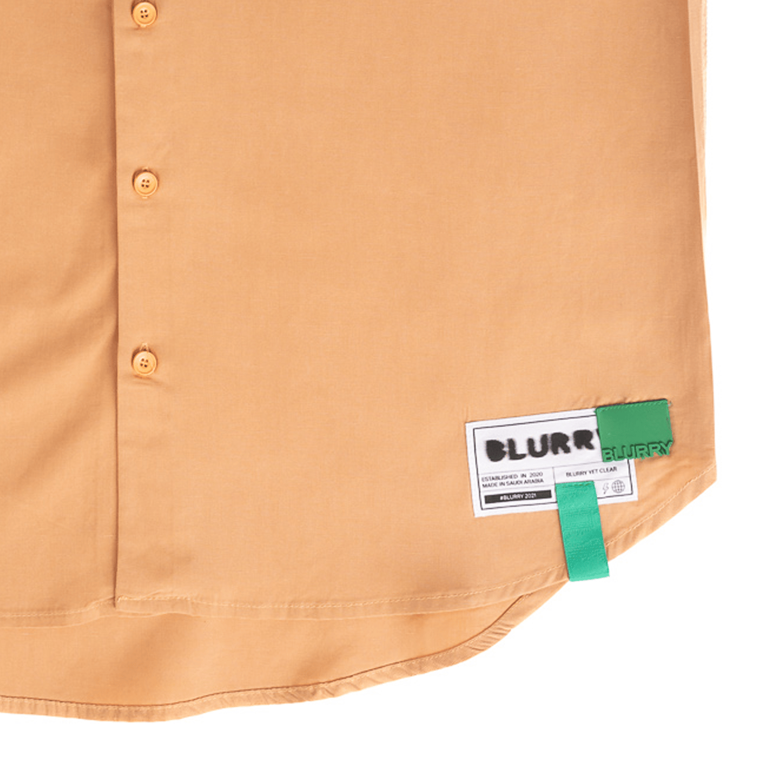 Oversized Clay Orange  linen Dress - Image 3