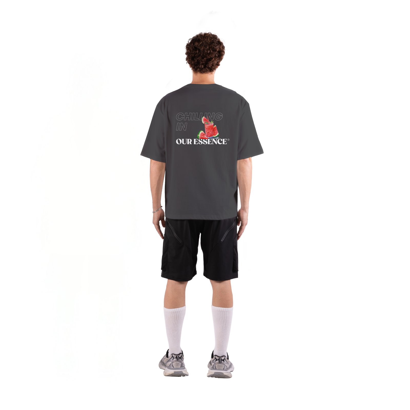 Dark Gery T-shirts, Chilling in Our Essence  - صورة 3