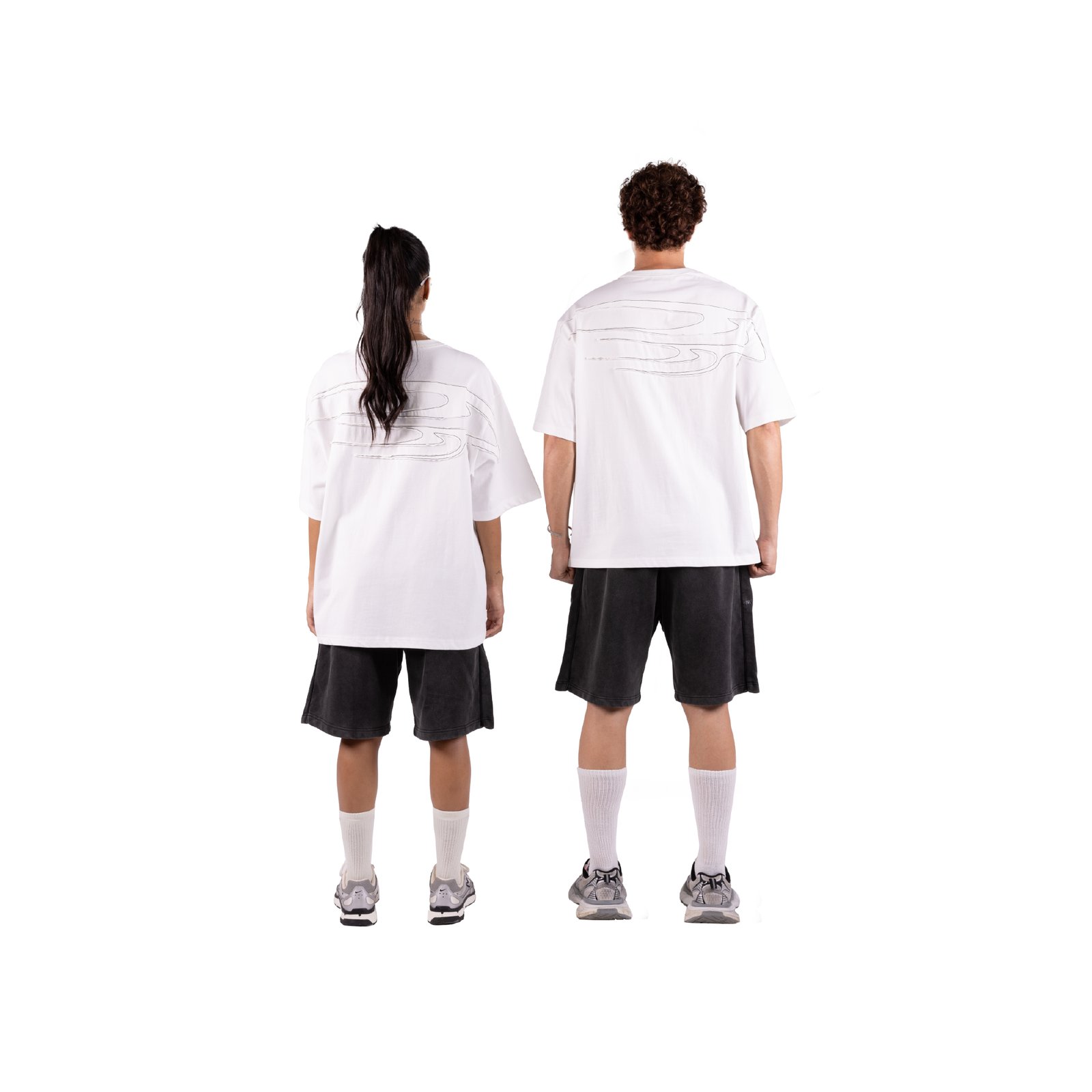 B-logo white T-shirt - Image 4