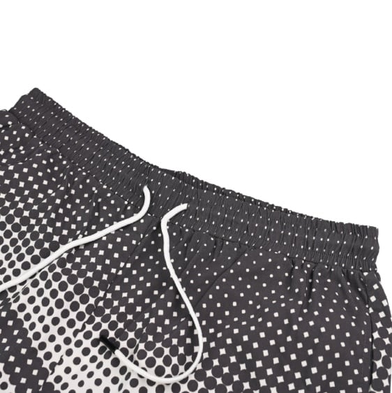 Dotted BLURRY logo boxy cotton short set - Image 2