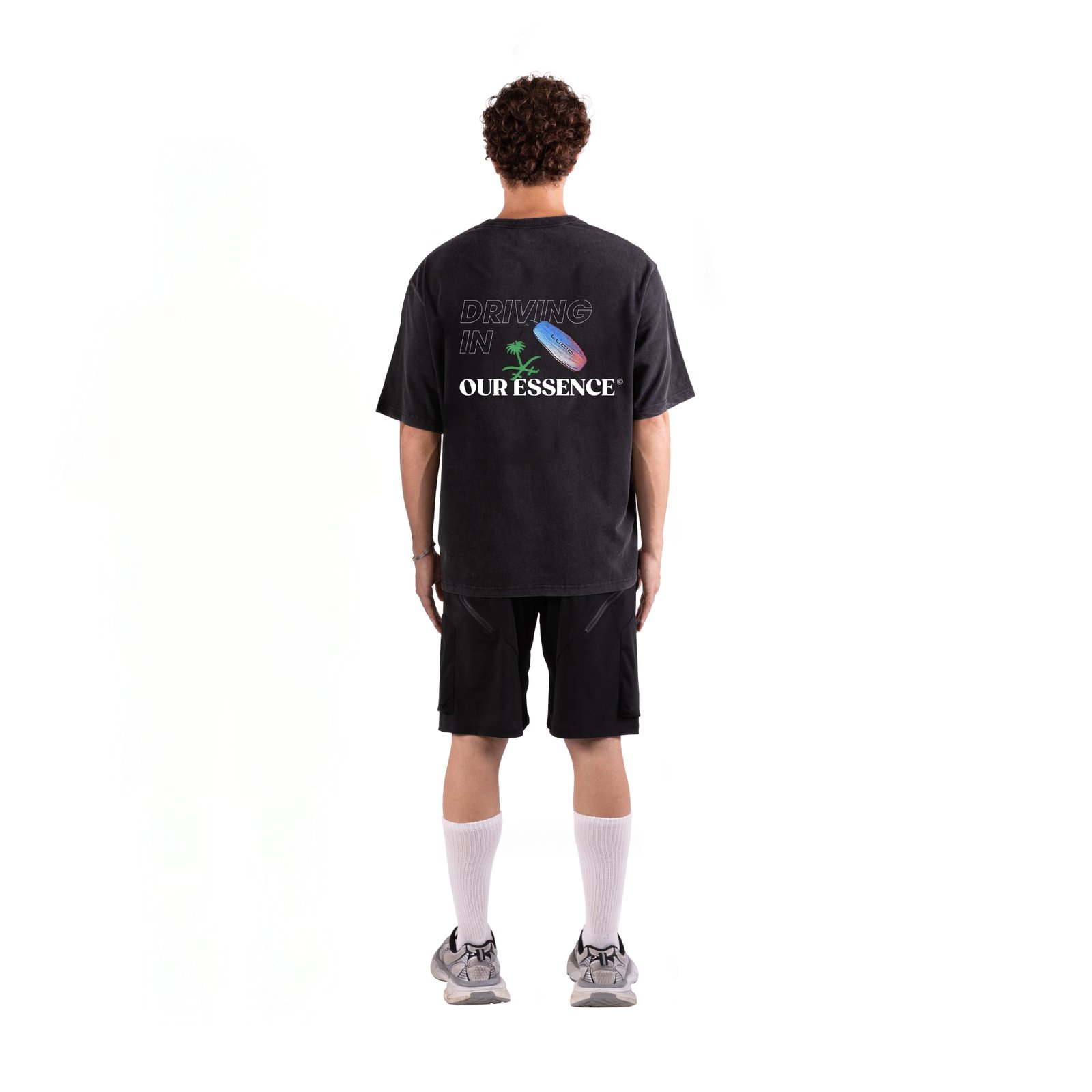 Washed Black T-shirts, Driving in Our Essence - Image 3