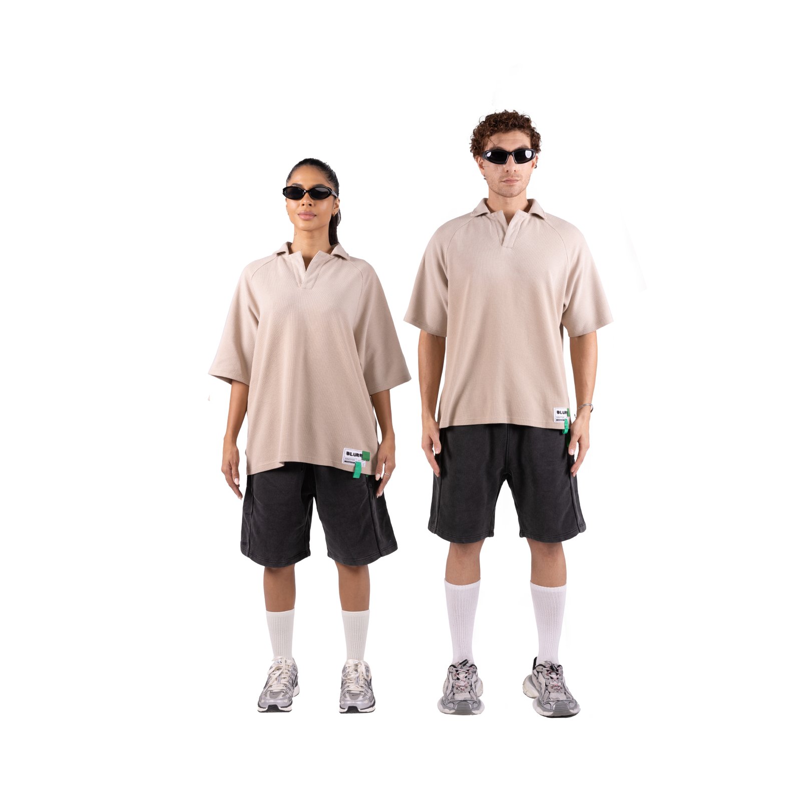 Beige poloshirt - صورة 2