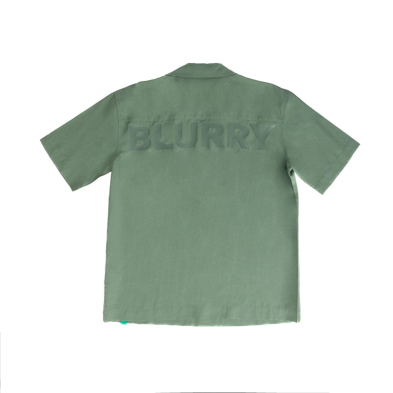 Oversized Green linen Shirt - Image 3