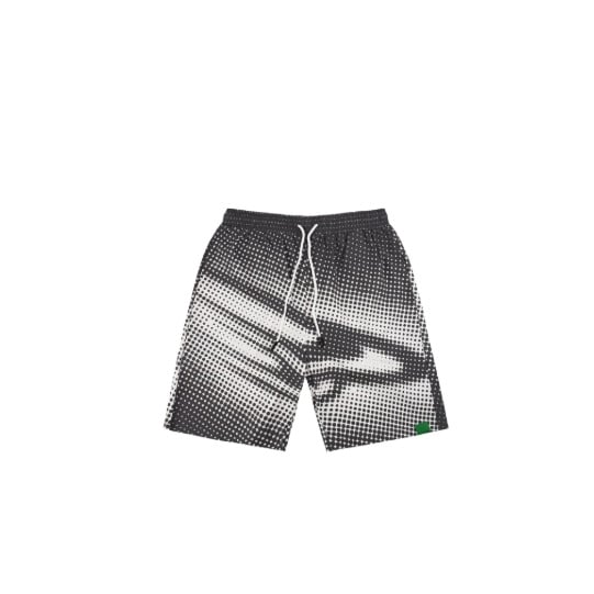 Dotted BLURRY logo boxy cotton short set - صورة 1