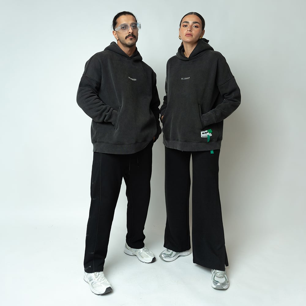 Chrome Black Hoodie ( Unisex ) - صورة 3