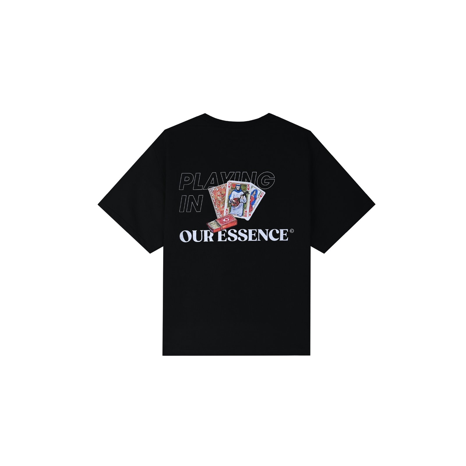Black T-shirts, Playing in Our Essence - Image 1