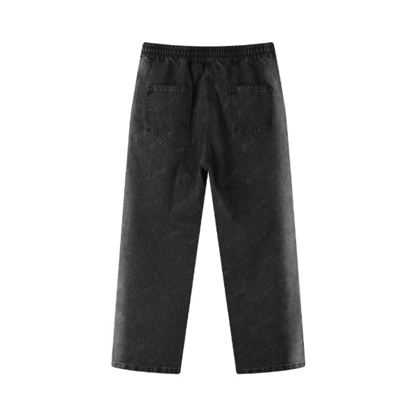 Black Pattern Jeans (Unisex) - Image 5