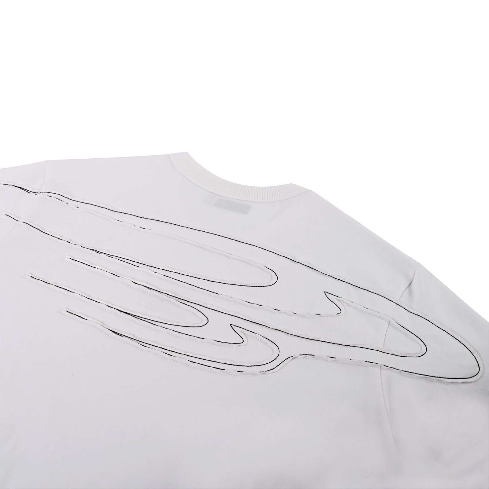 B-logo white T-shirt - صورة 6