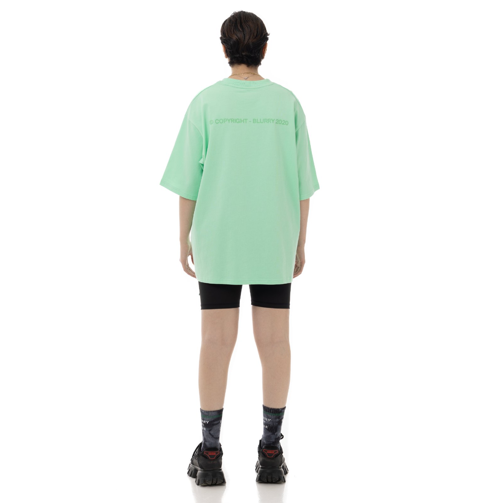 Ocean green T-Shirt- slogan - صورة 3