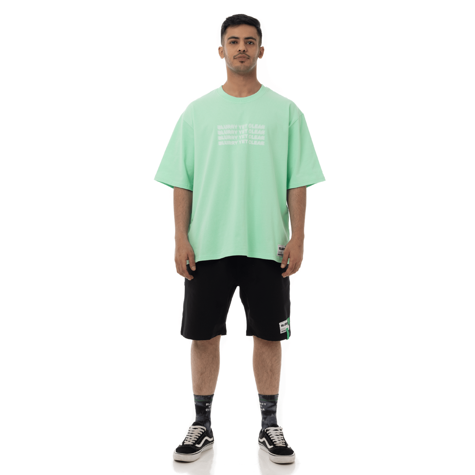 Ocean green T-Shirt- slogan - صورة 4