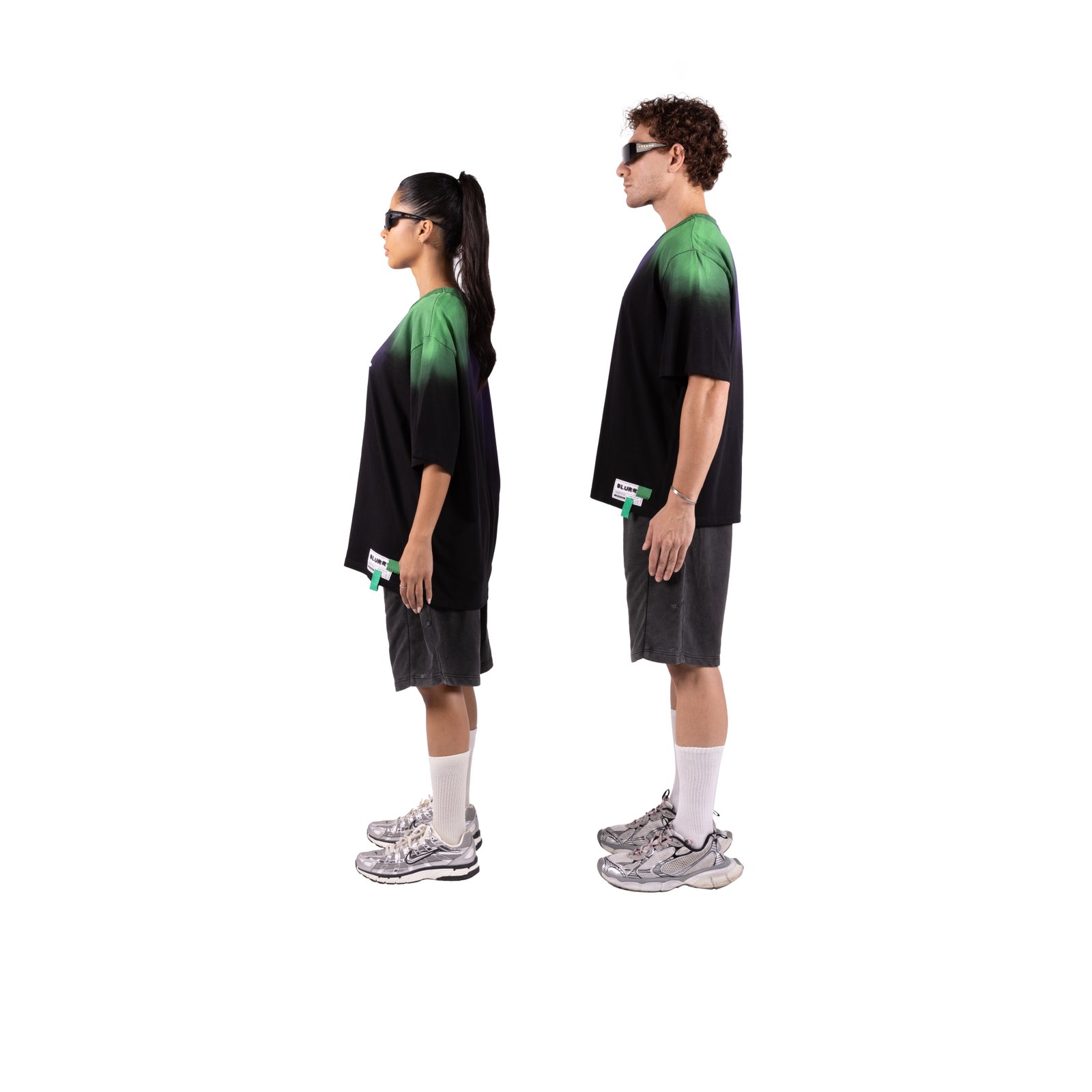 B-logo Blur black T-shirt - صورة 6