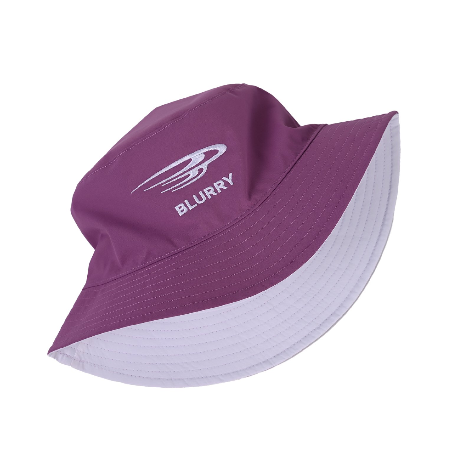 Bucket purple/white hat - Image 4