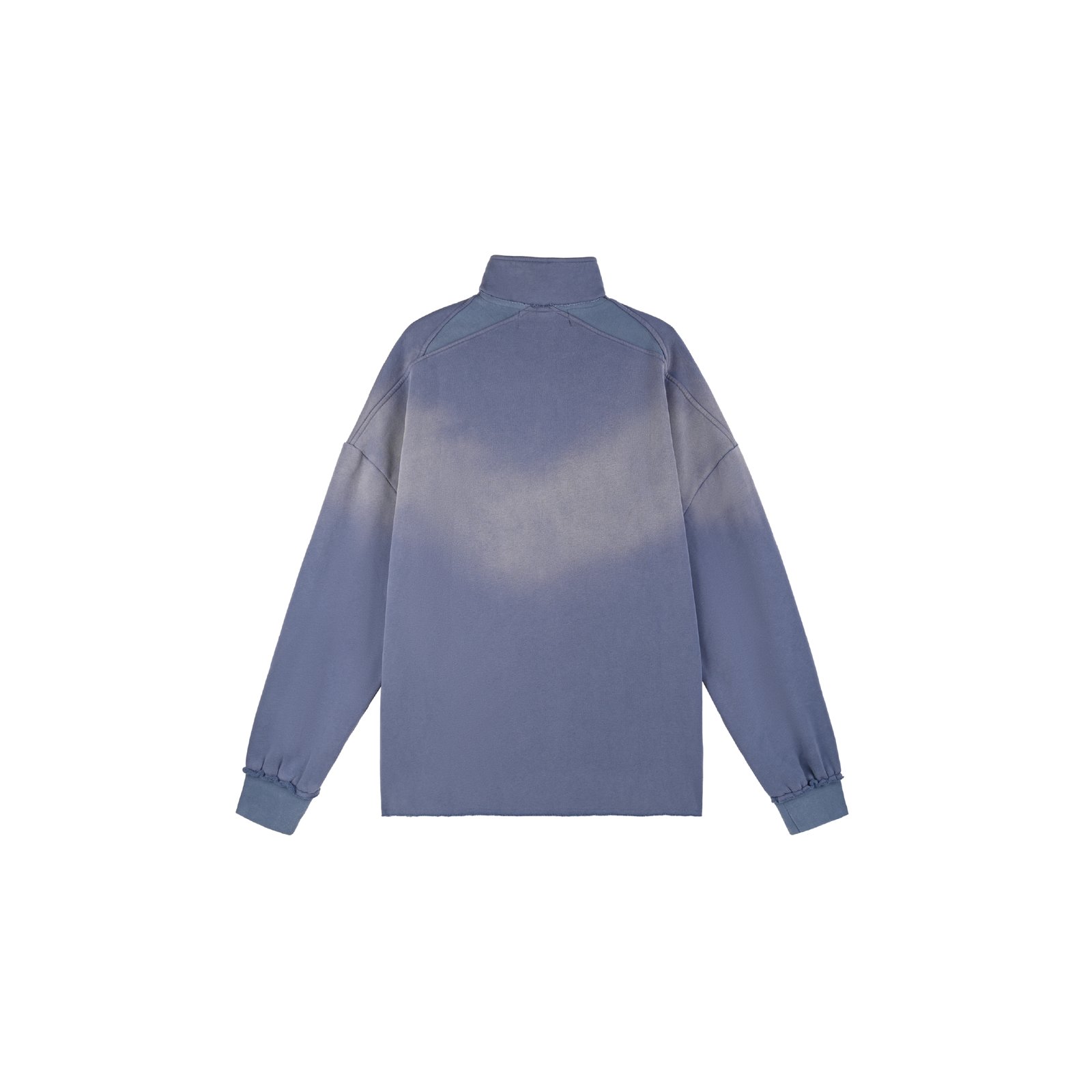 Washed blue quarter zip sweatshirt set - Image 2