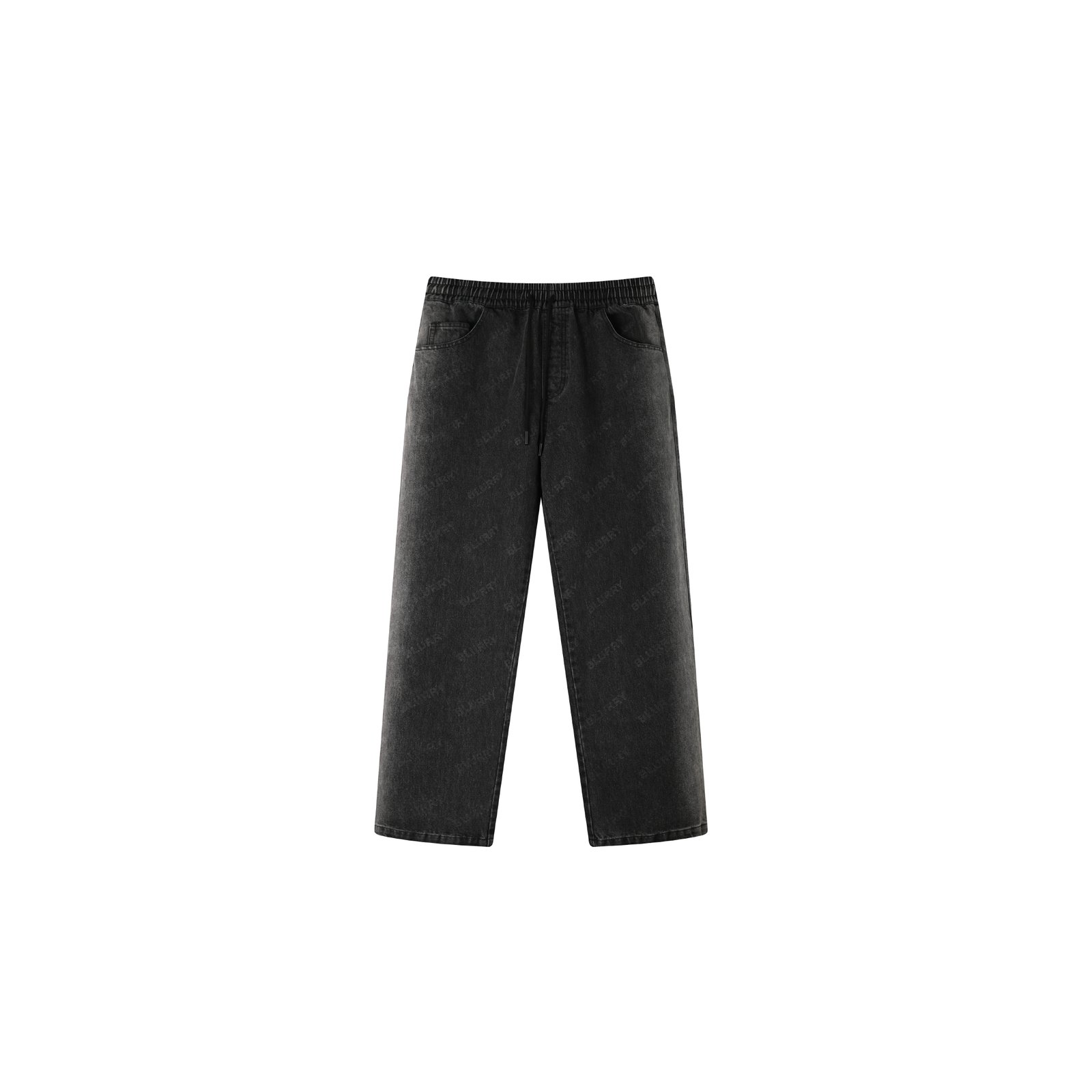 Black Pattern Jeans (Unisex) - Image 1