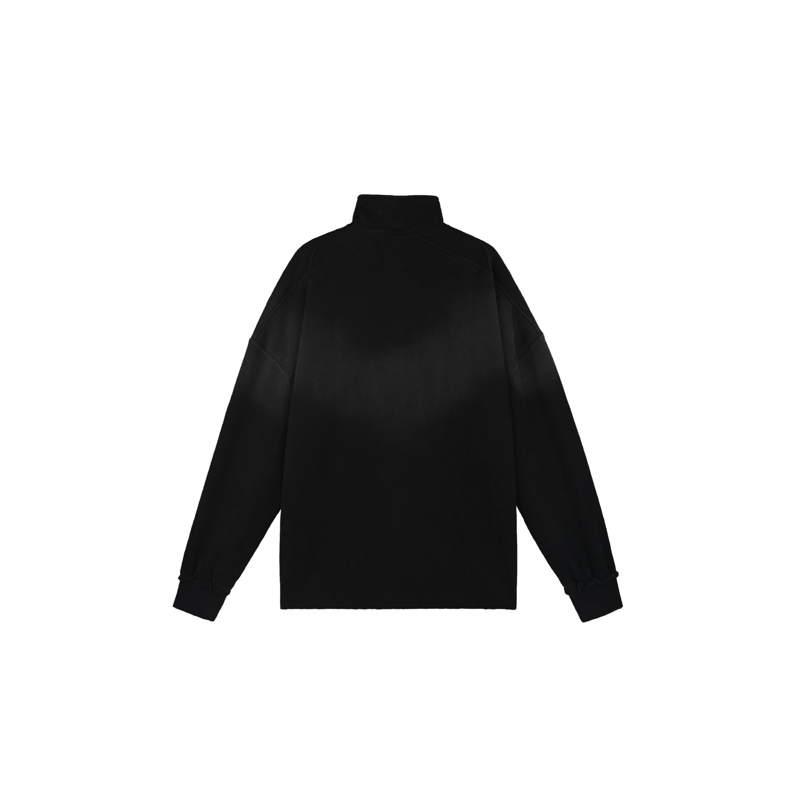 Washed black quarter zip sweatshirt set - Image 2
