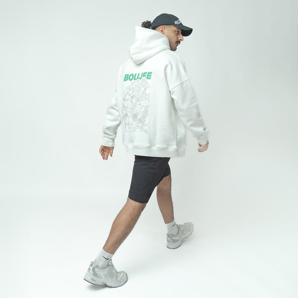 Boujee white  Hoodie ( Unisex ) - Image 4