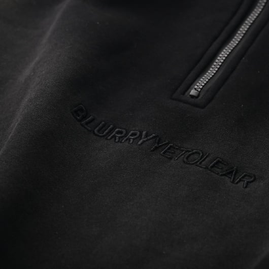 Washed black quarter zip sweatshirt set - Image 4