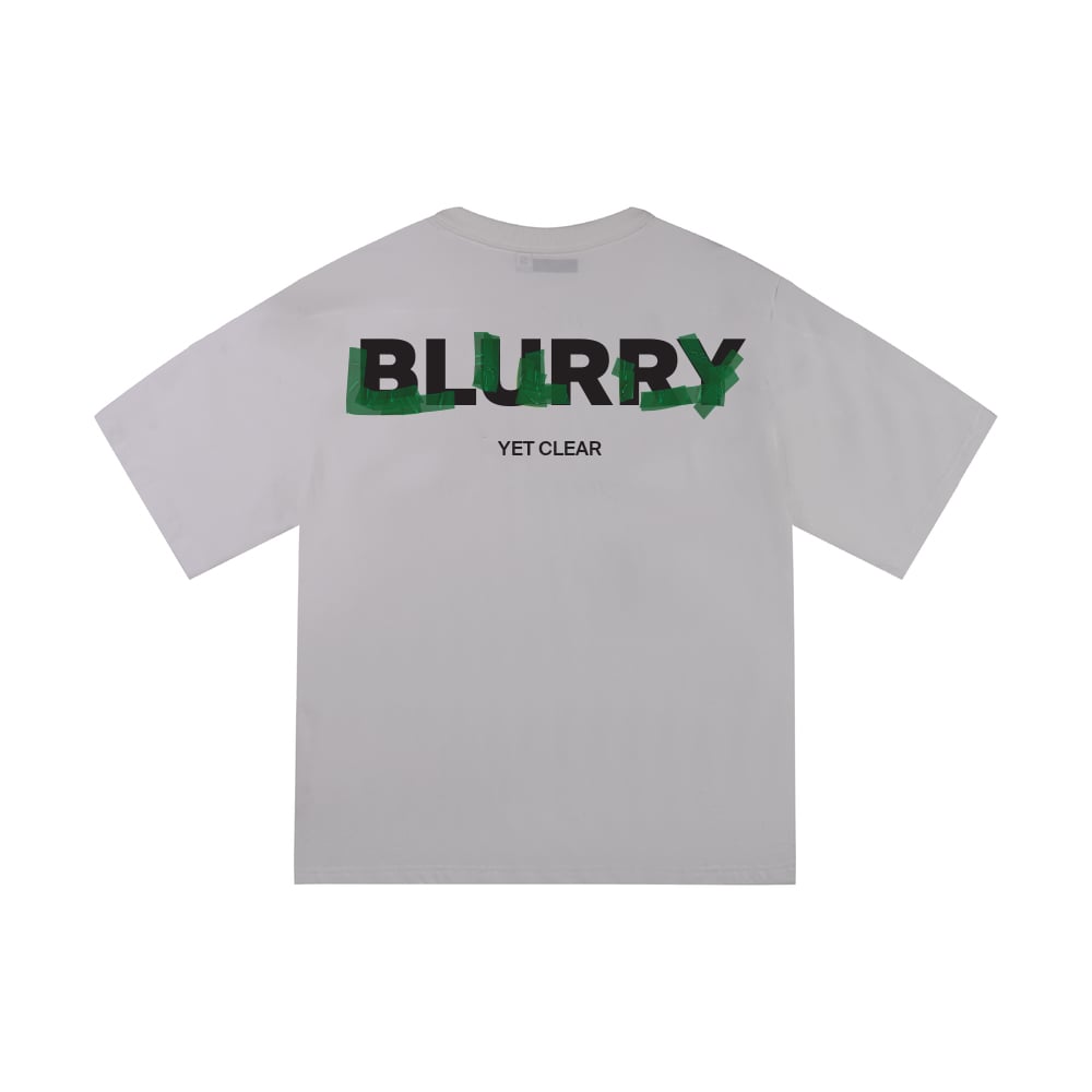 Blurry white T-shirt - Image 1
