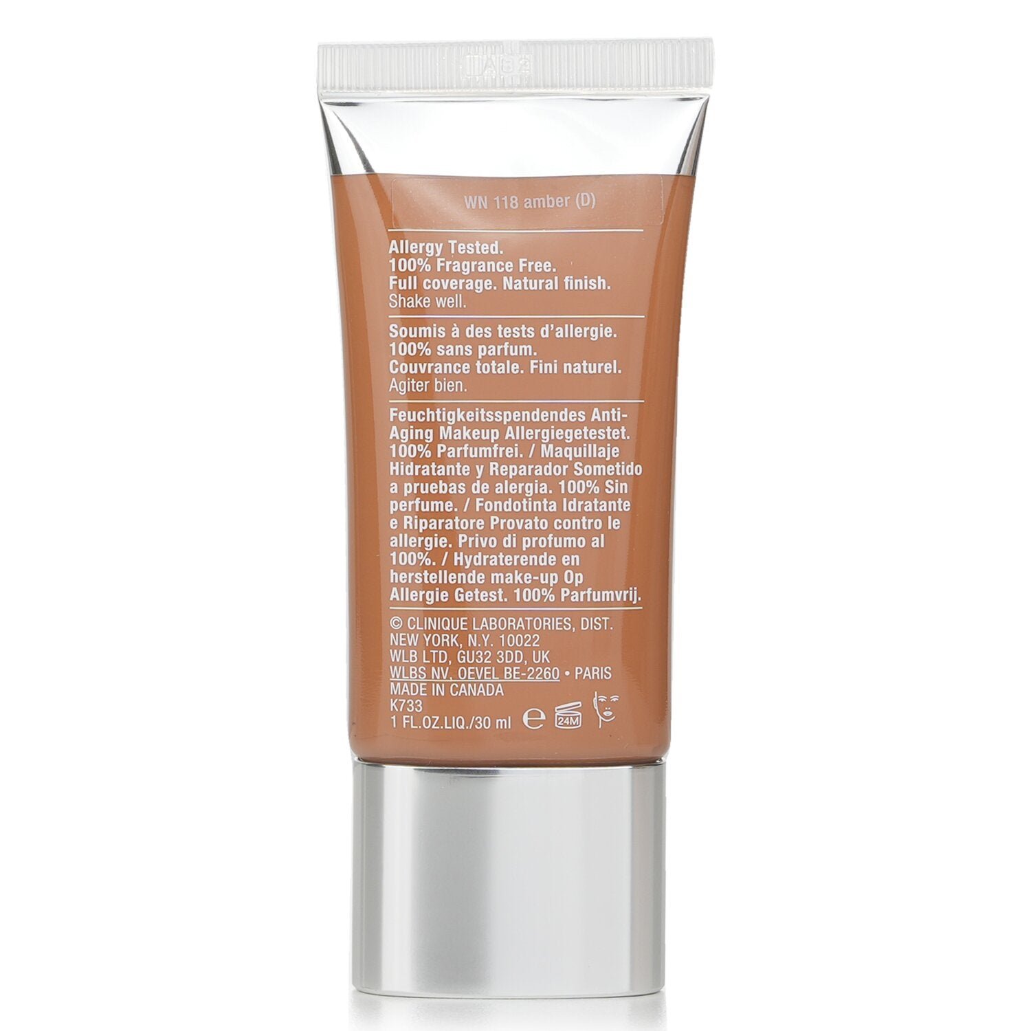 Even Better Refresh Hydrating and Repairing Makeup - # WN 118 Amber by Clinique - Image 3