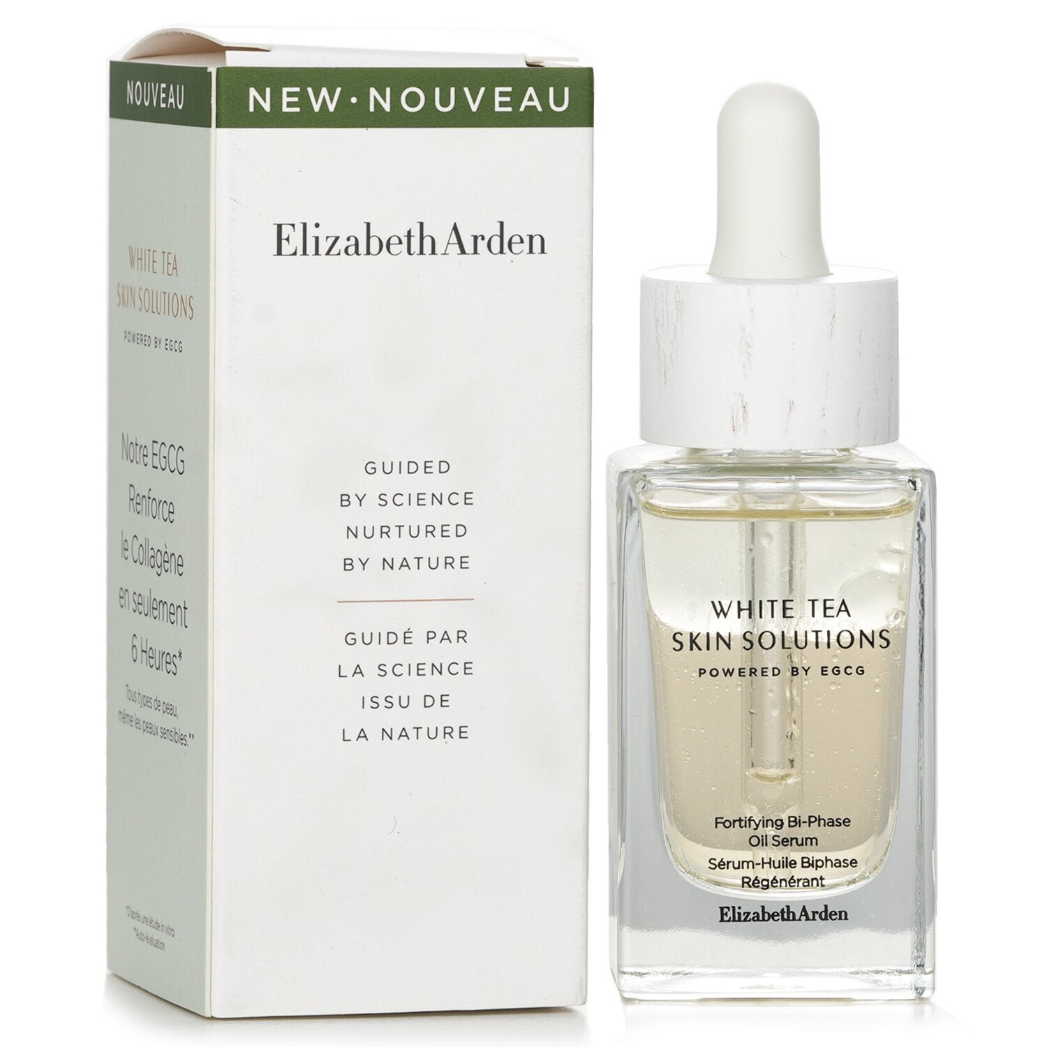 White Tea Skin Solutions Fortifying Bi Phase Oil Serum من Elizabeth Arden - صورة 2