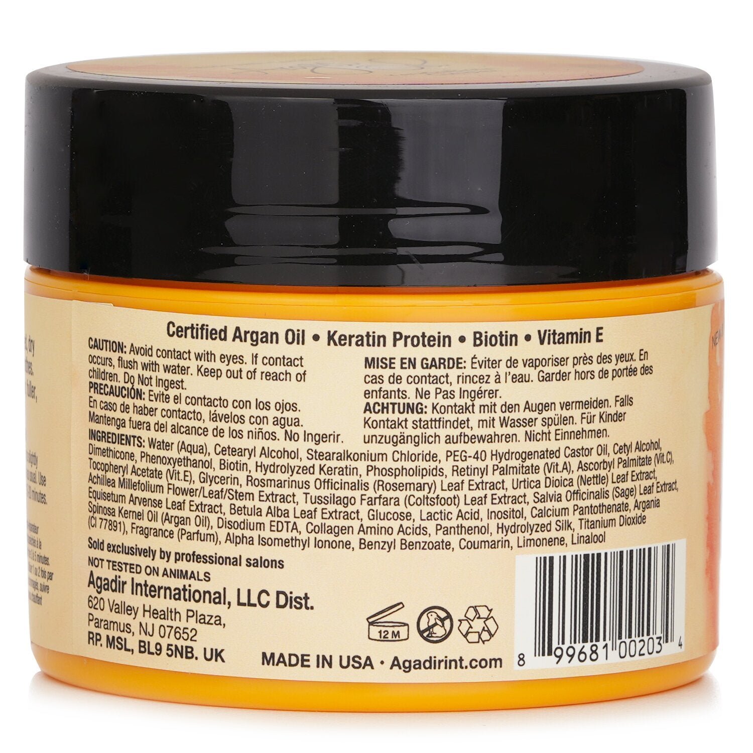 Moisture Masque (For All Hair Types) by Agadir Argan Oil - Image 3