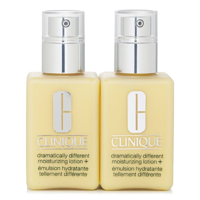 لوشن ترطيب مختلف بشكل كبير + (للبشرة الجافة المختلطة) 2x125ml/4.2oz من Clinique - صورة 1