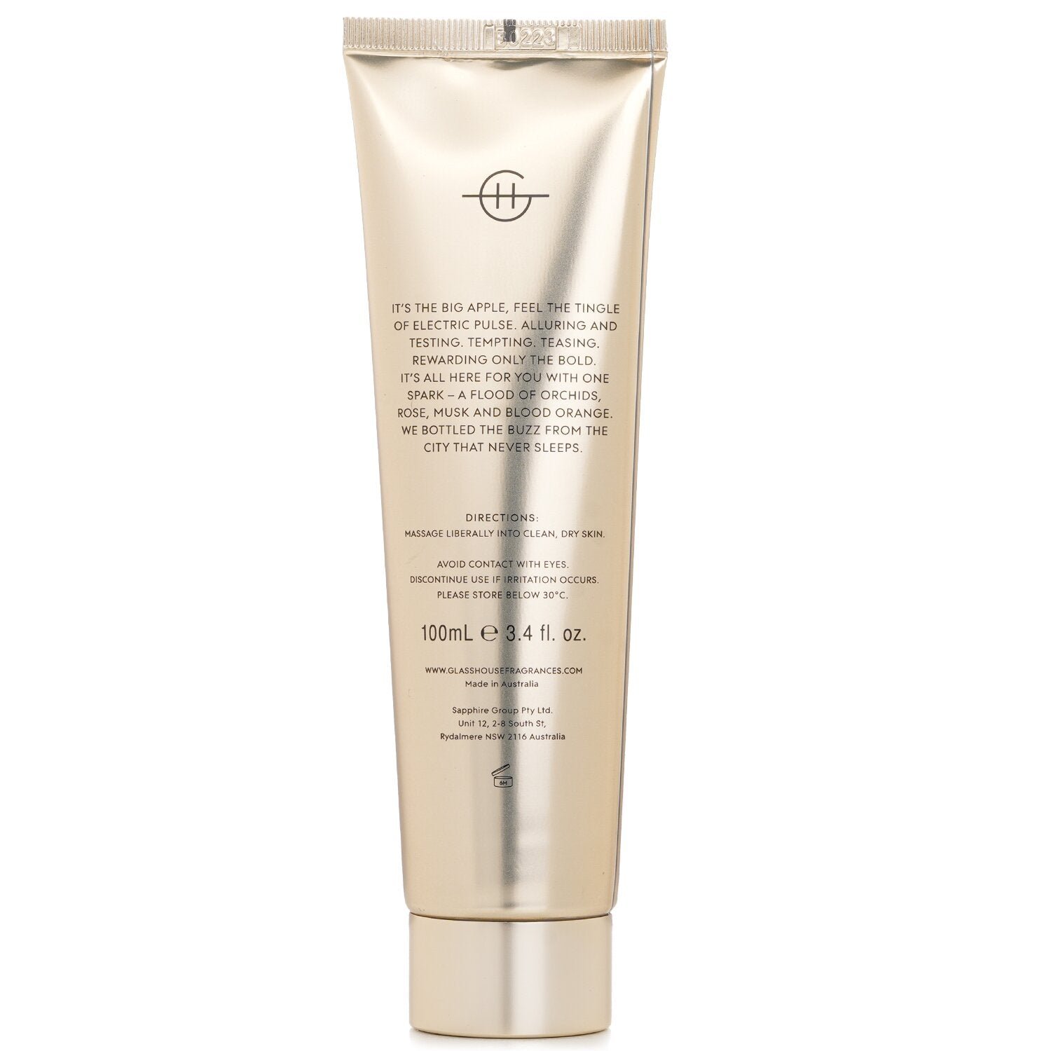 Hand Cream - I'll Take Manhattan (Orchids & Blood Orange) by Glasshouse - Image 3