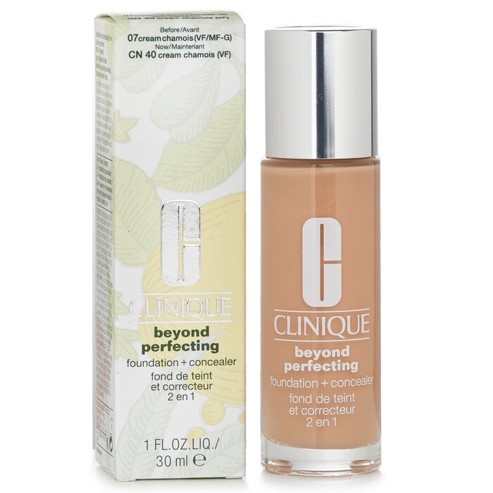 Beyond Perfecting Foundation & Concealer - # 07 Cream Chamois (VF-G) 30ml/1oz by Clinique - Image 2