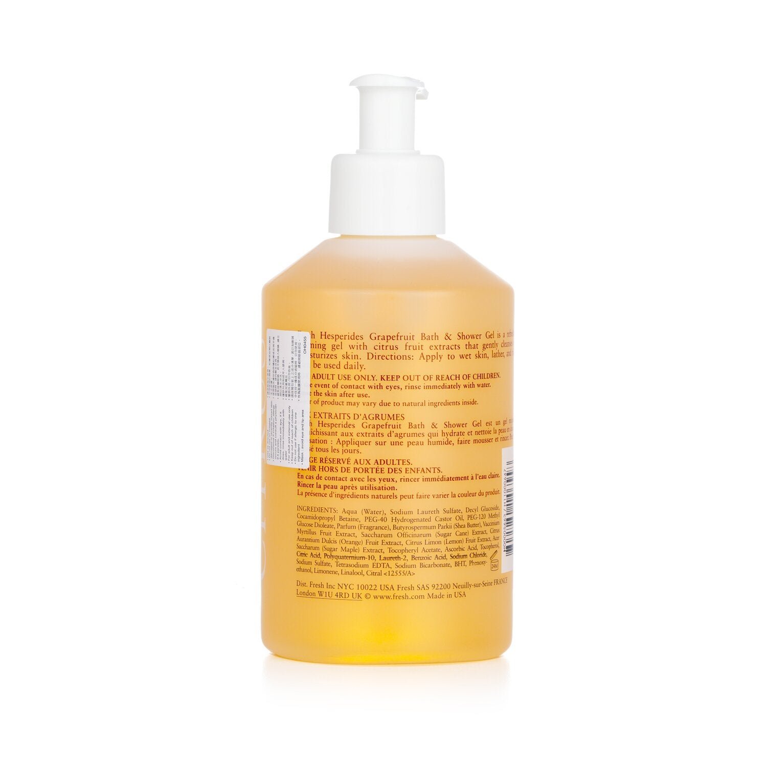 Hesperides Grapefruit Bath & Shower Gel (With Pump) by Fresh - Image 3