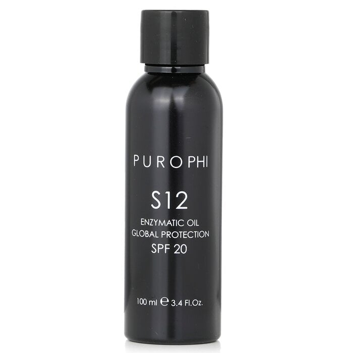 زيت حاصن عالمي أنزيمي S12 SPF 20 (مقاوم للماء) 100ml/3.4oz من بوروفي - صورة 1