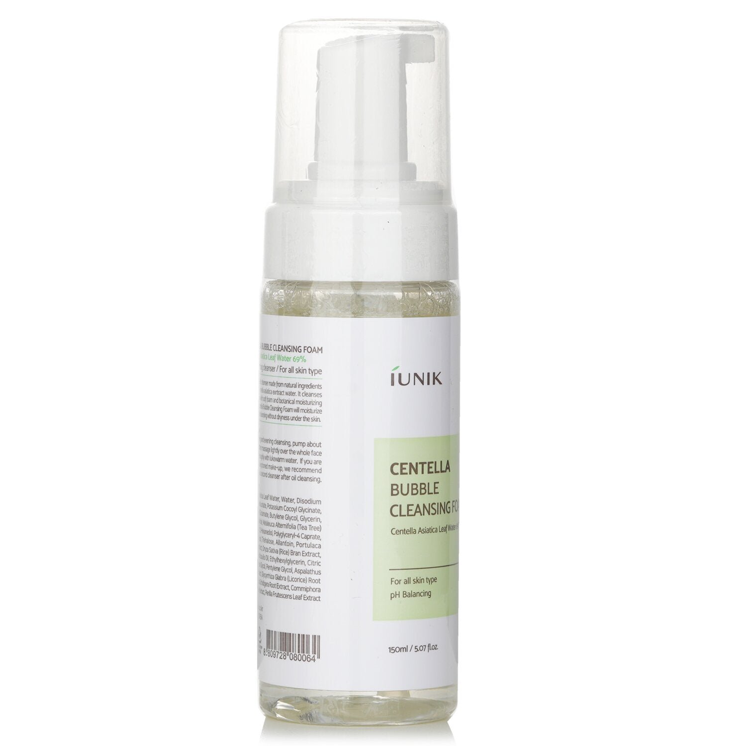 Centella Bubble Cleansing Foam - For All Skin Type by iUNIK - Image 2
