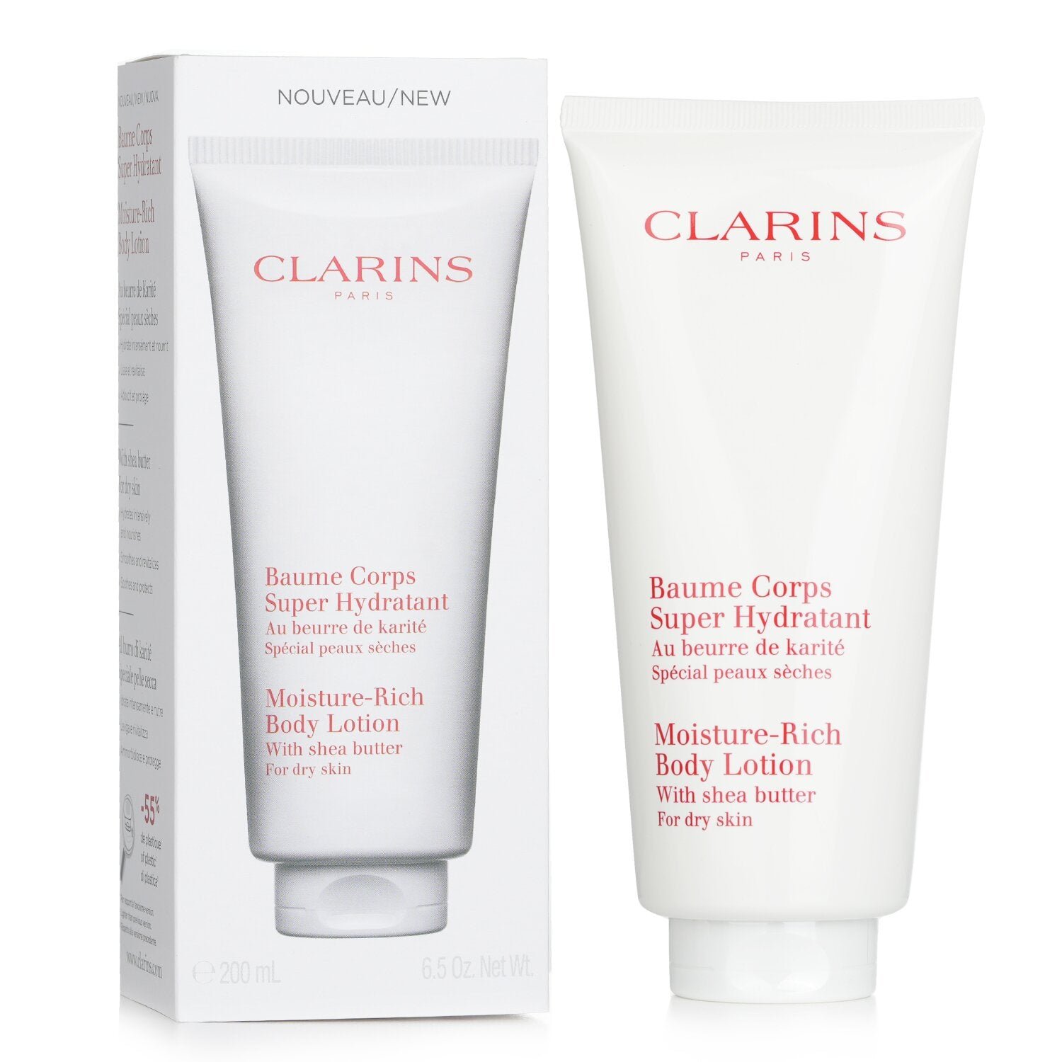 لوشن الجسم المرطب الكثيف بزبدة الشيا (للبشرة الجافة) من Clarins - صورة 2
