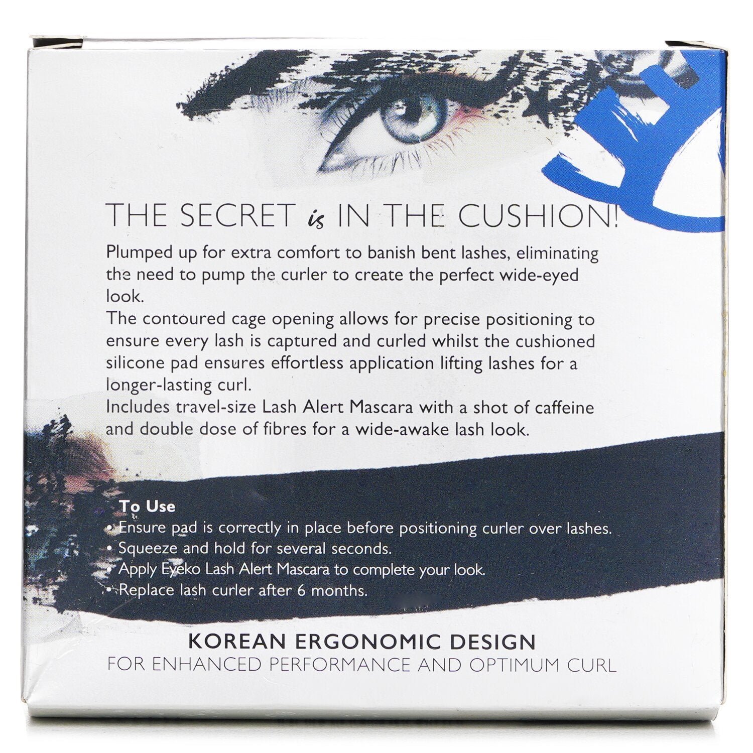 Lash Alert Cushion Curler & Mascara Set: Curler + Mascara 4ml by Eyeko - Image 3