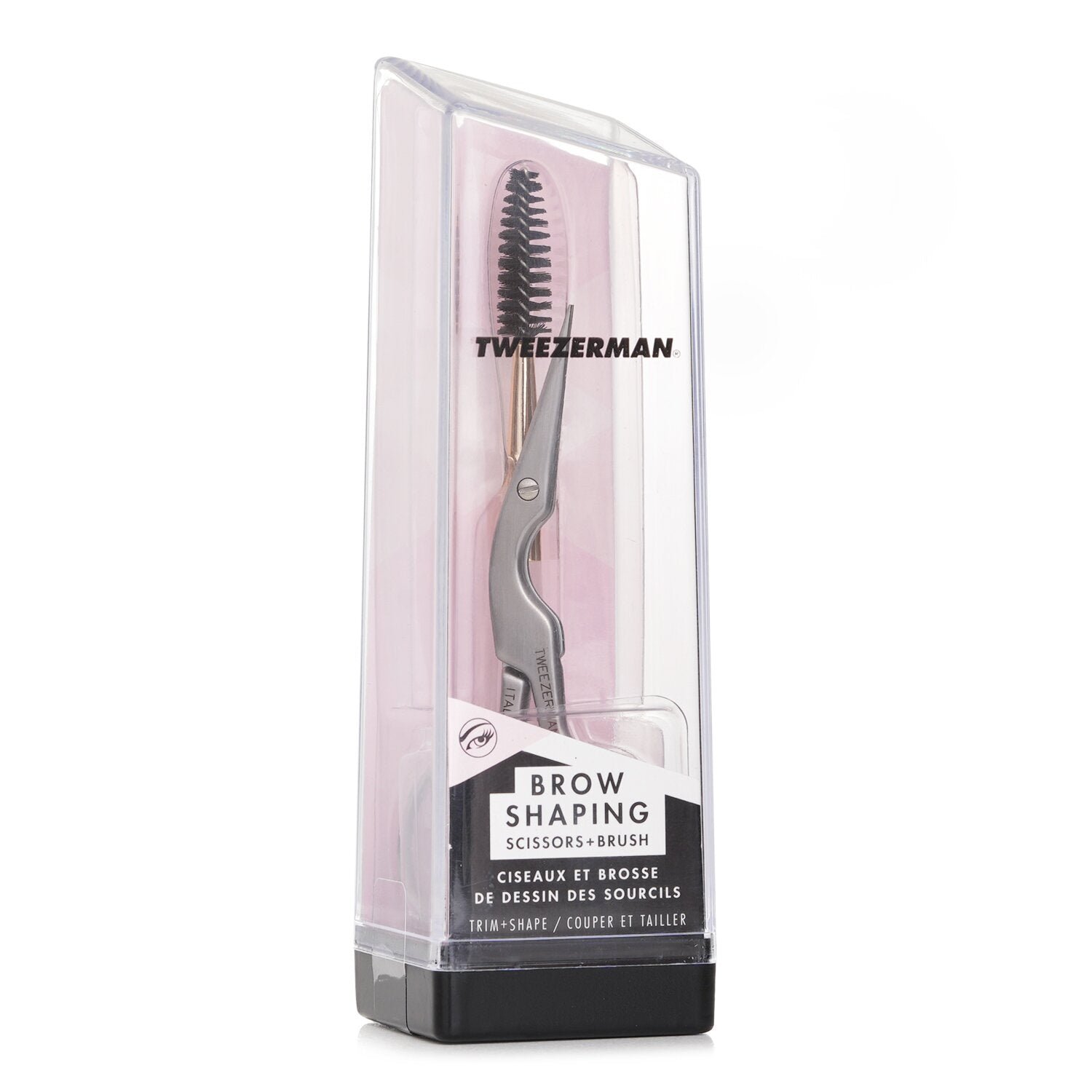 Stainless Steel Brow Shaping Scissors & Brush (Studio Collection) by Tweezerman - Image 2