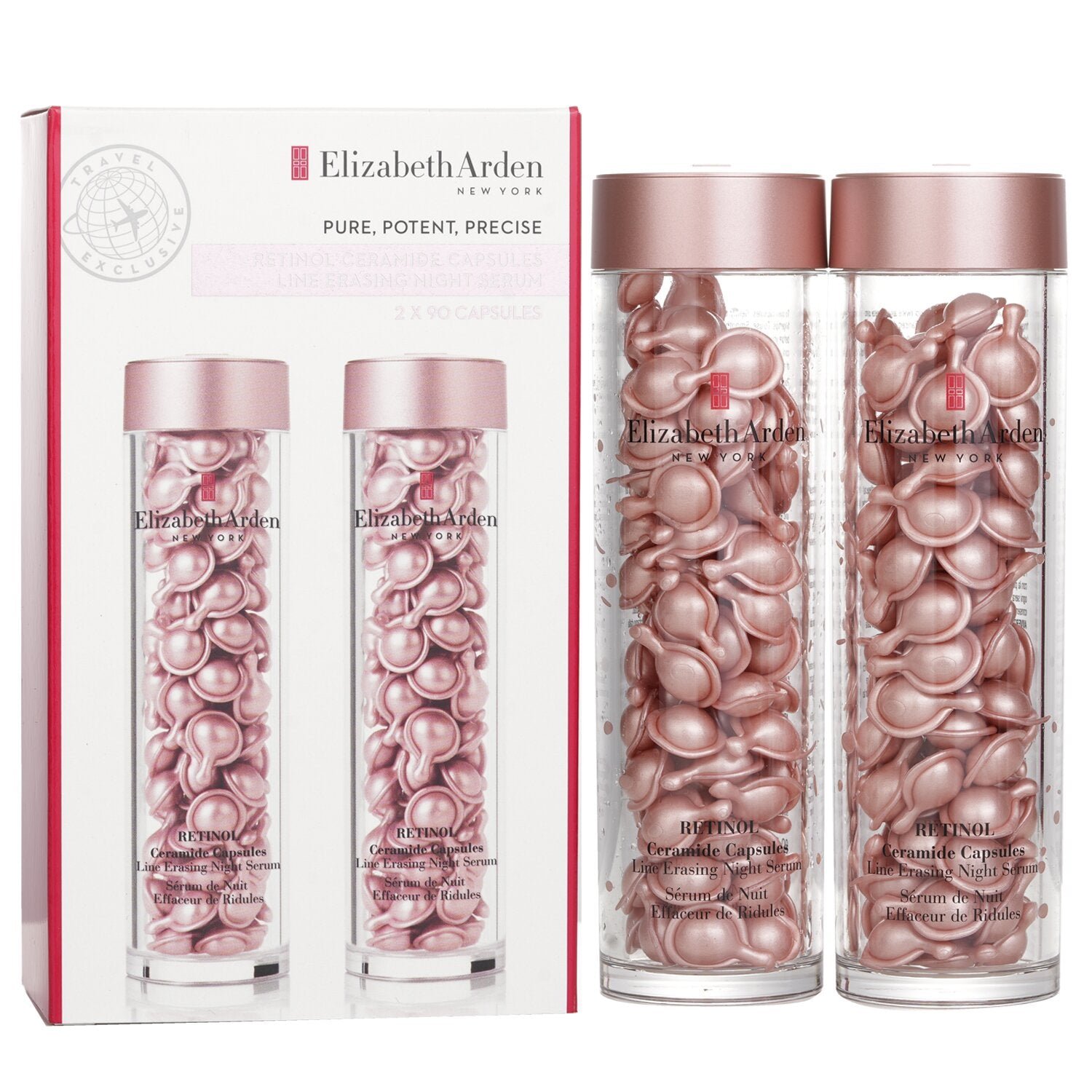 Ceramide Retinol Capsules - Line Erasing Night Serum Duo by Elizabeth Arden - Image 2