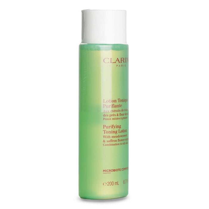 Purifying Toning Lotion with Meadowsweet & Saffron Flower Extracts - Combination to Oily Skin 200ml/6.7oz by Clarins - Image 2
