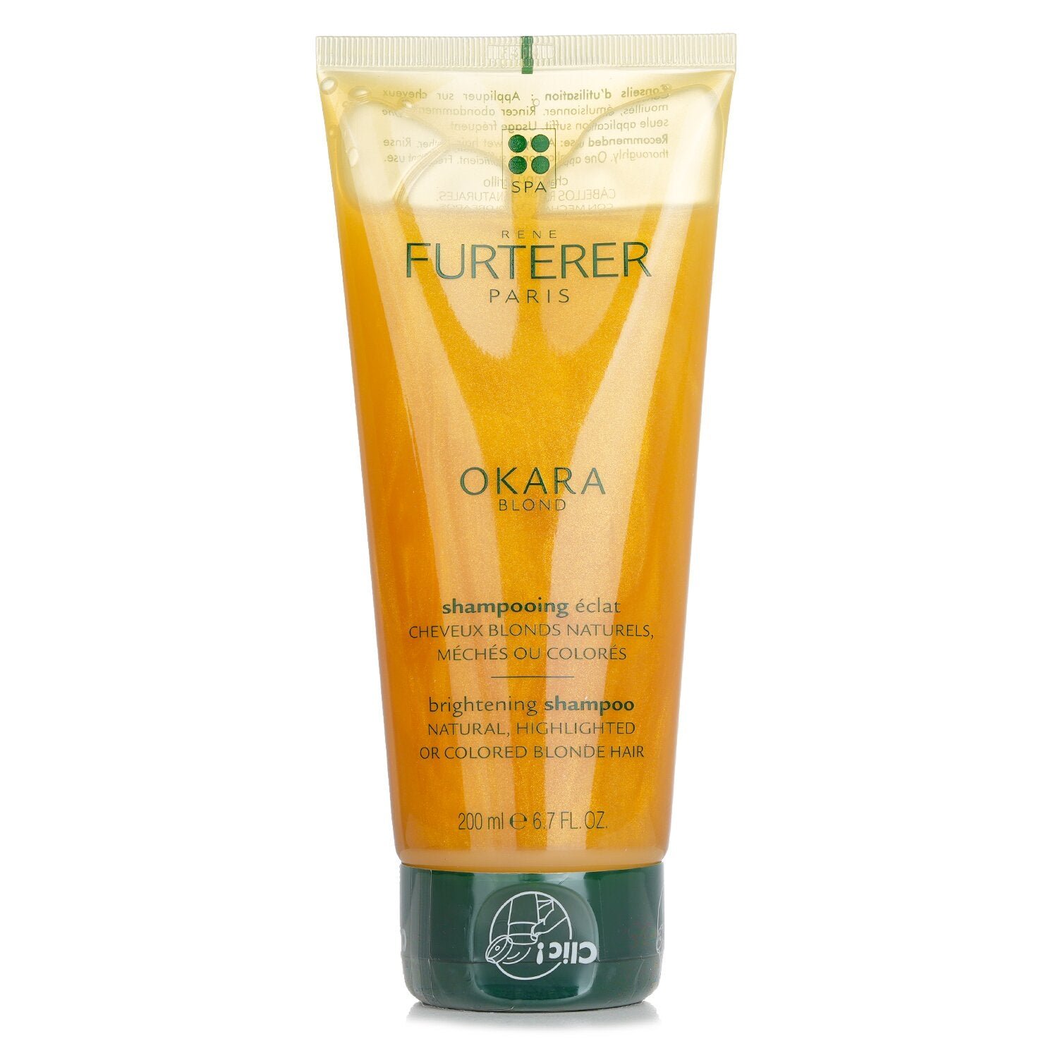 Okara Blond Blonde Radiance Ritual Brightening Shampoo (Natural, Highlighted or Colored Blonde Hair) by Rene Furterer - Image 1
