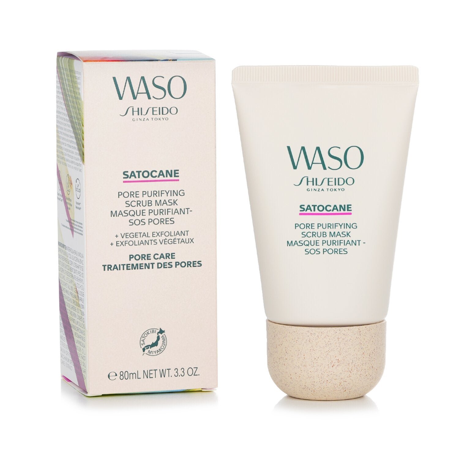 Waso Satocane Pore Purifying Scrub Mask by Shiseido - Image 2