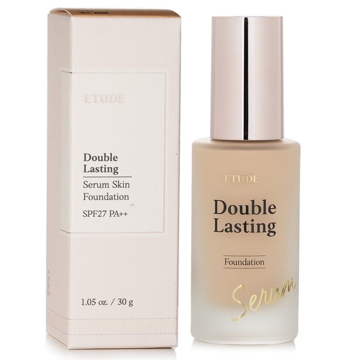 Double Lasting Serum Skin Foundation SPF 27 - # 23N1 Sand 30g/1.05oz by Etude House - Image 2