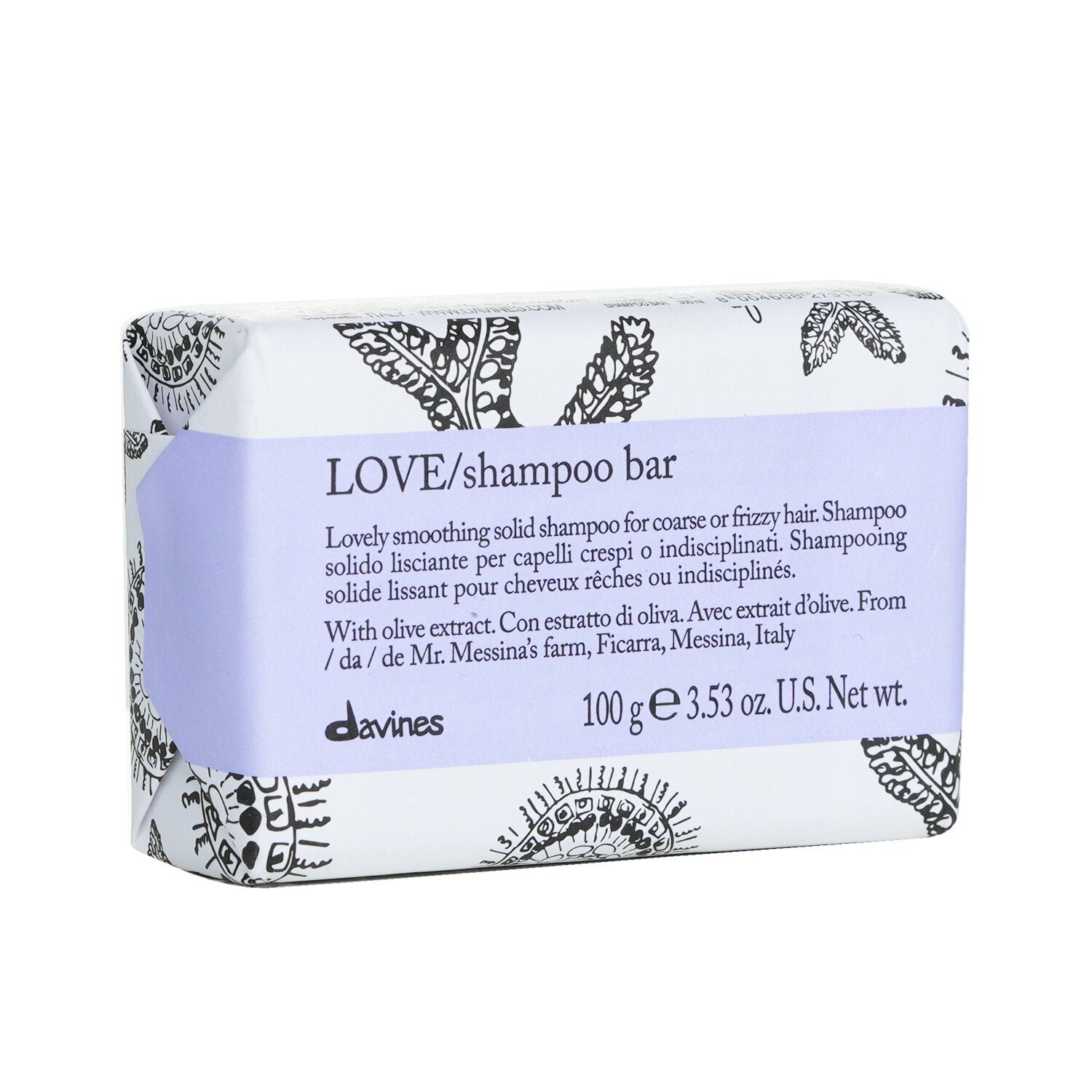 Love Solid Shampoo Bar (For Coarse or Frizzy Hair) by Davines - Image 2