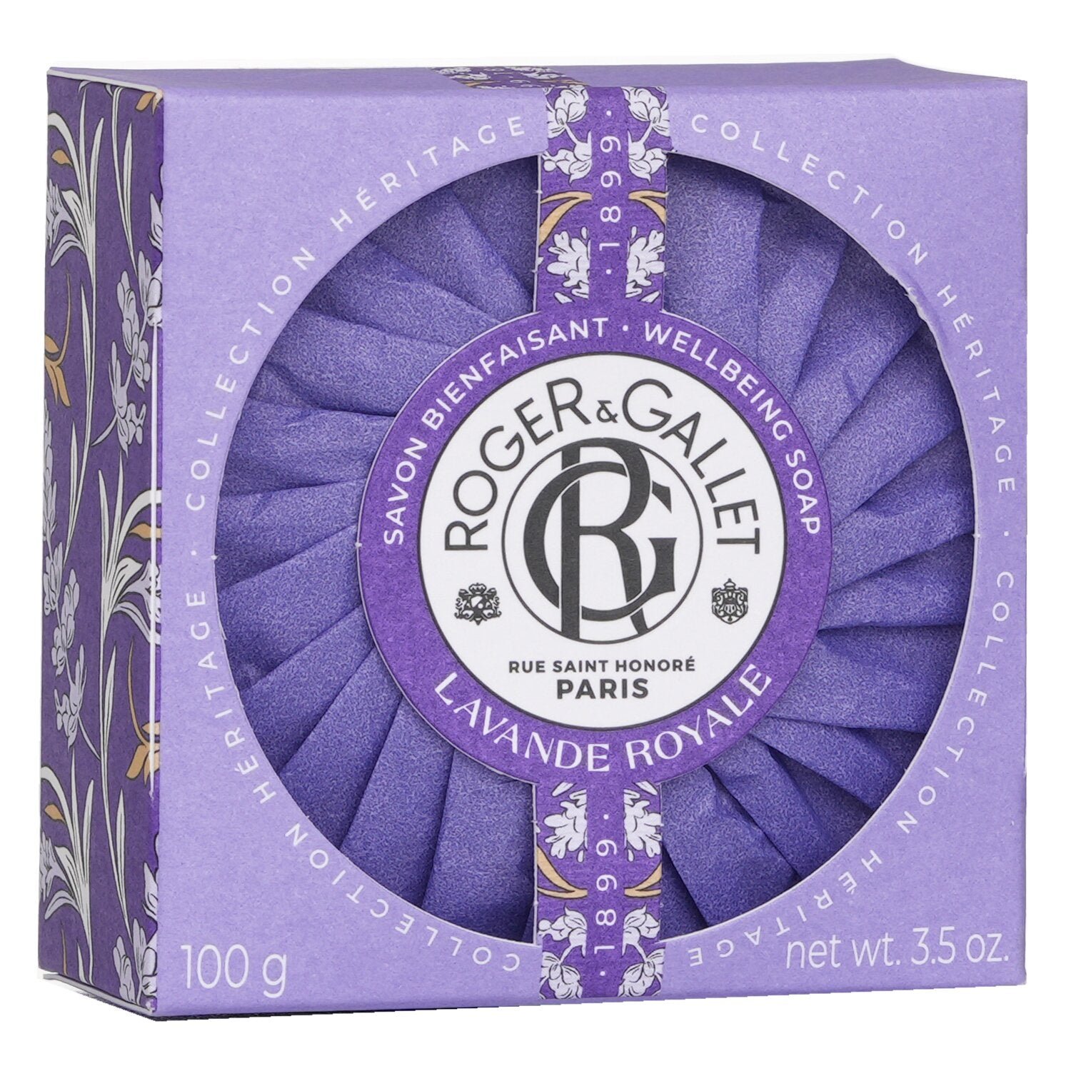 Lavande Royale Wellbeing Soap by Roger & Gallet - Image 2