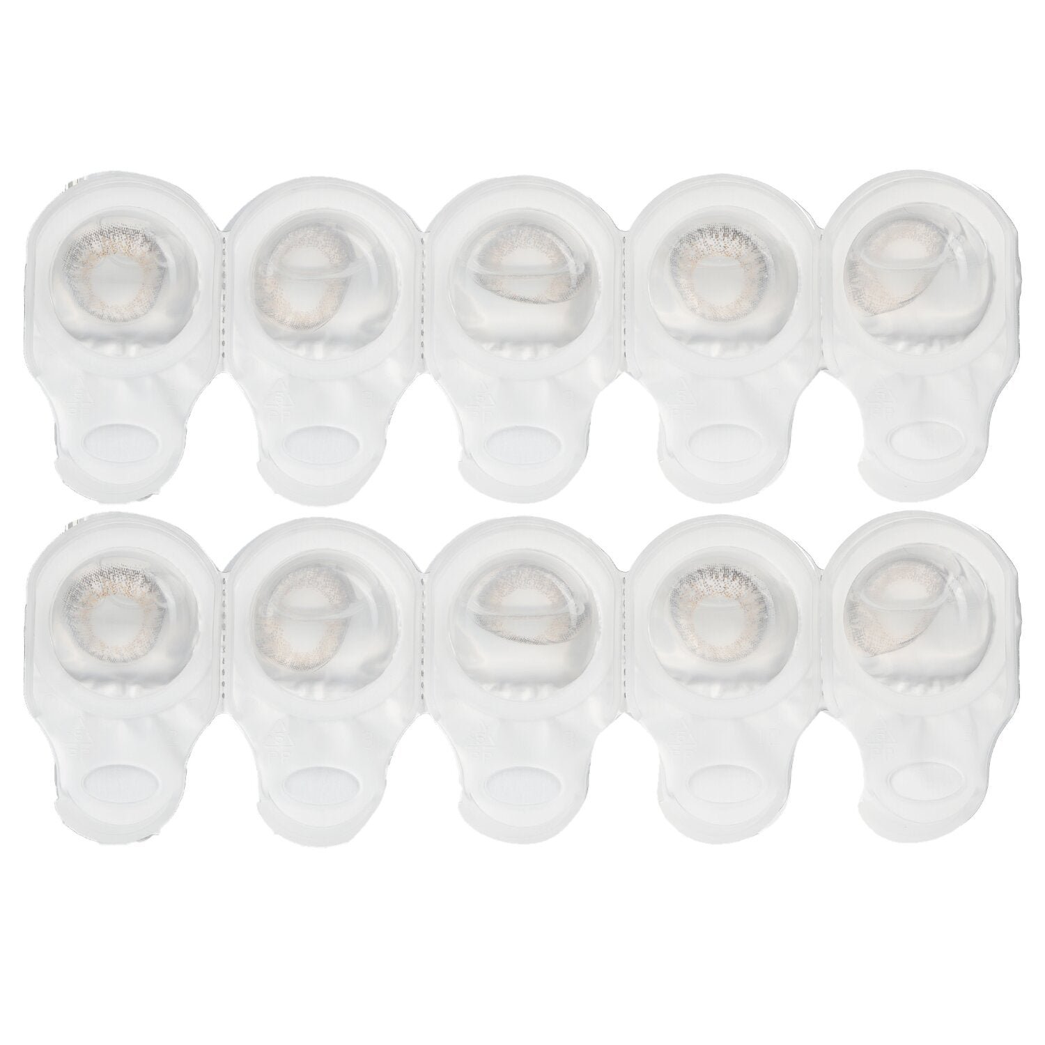 Quarter Veil 1 Day Color Contact Lenses (106 Shell Moon) - - 3.00 Exp Date:10/31/2025 by Miche Bloomin' - Image 3